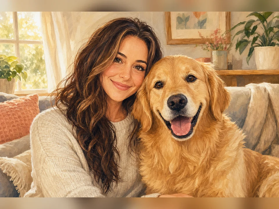 Best Friends Illustration template preview