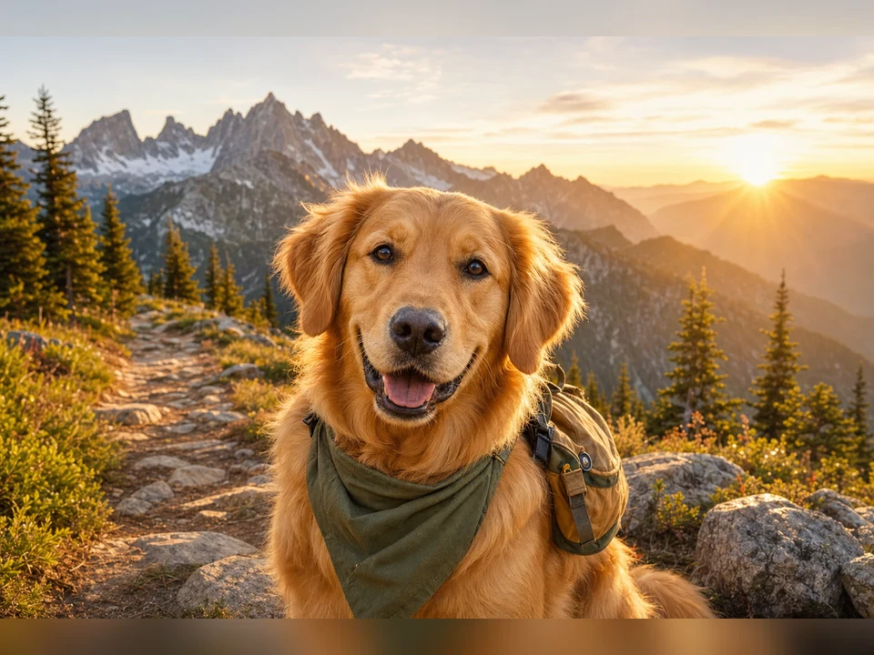 Mountain Adventure Portrait template preview