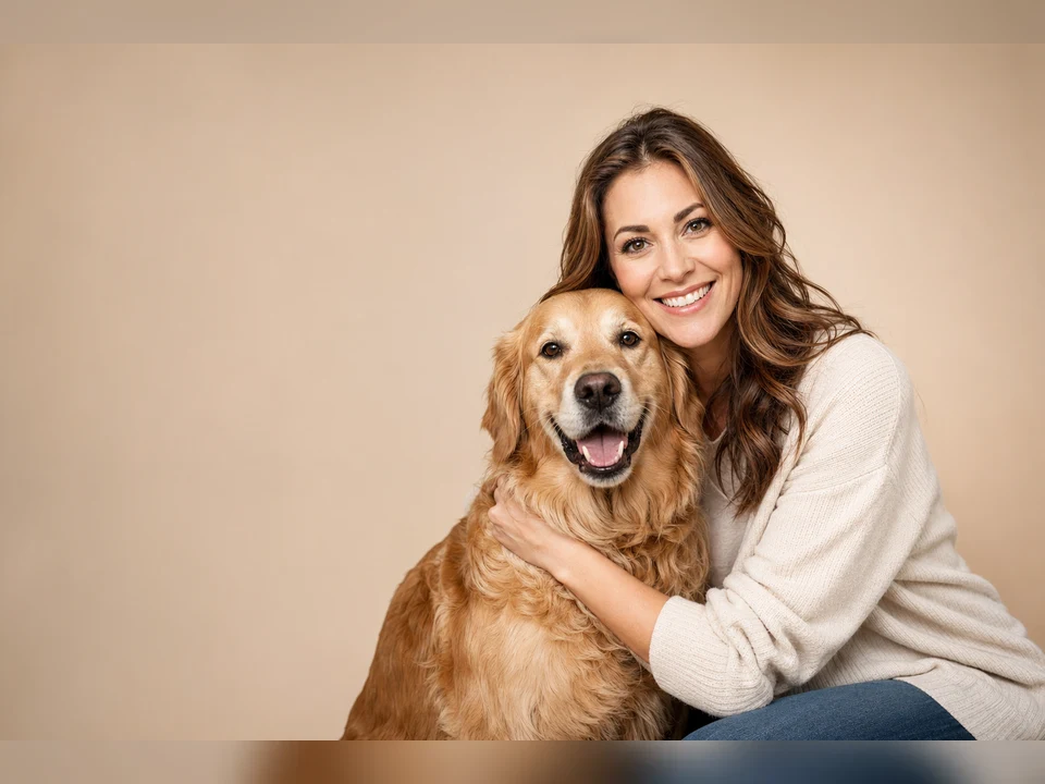 Owner & Pet Magazine Cover template preview