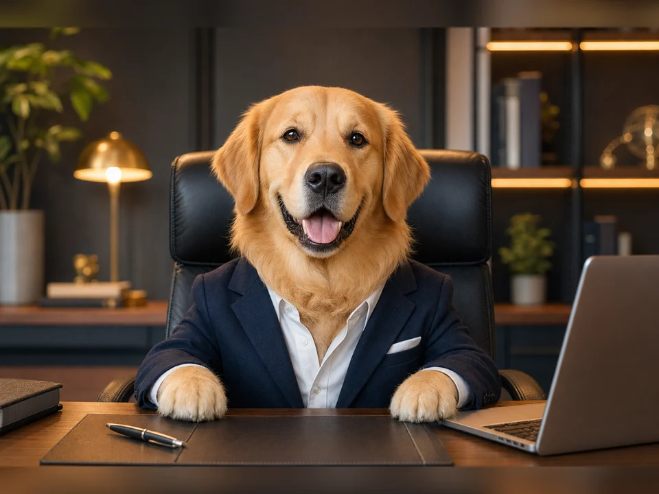 Pet CEO Portrait template preview