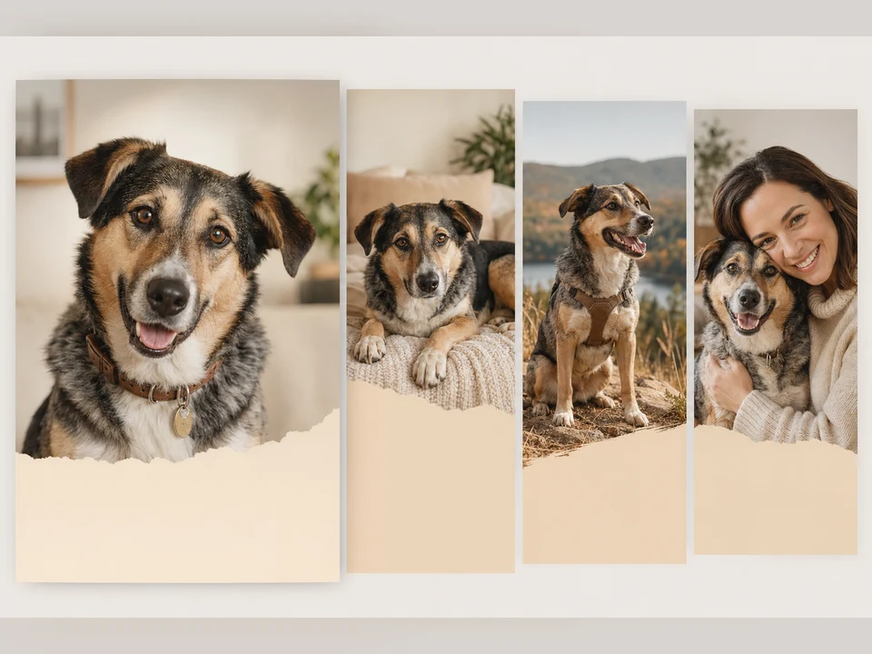 Pinterest Poster Set template preview