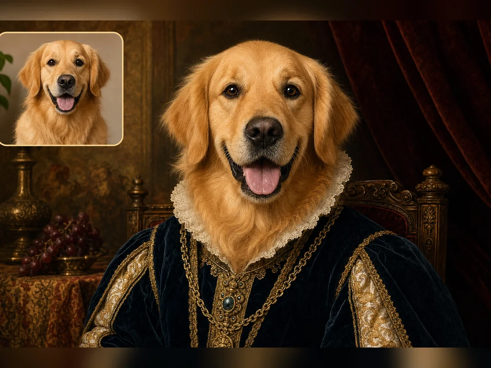 Renaissance Noble Portrait template preview