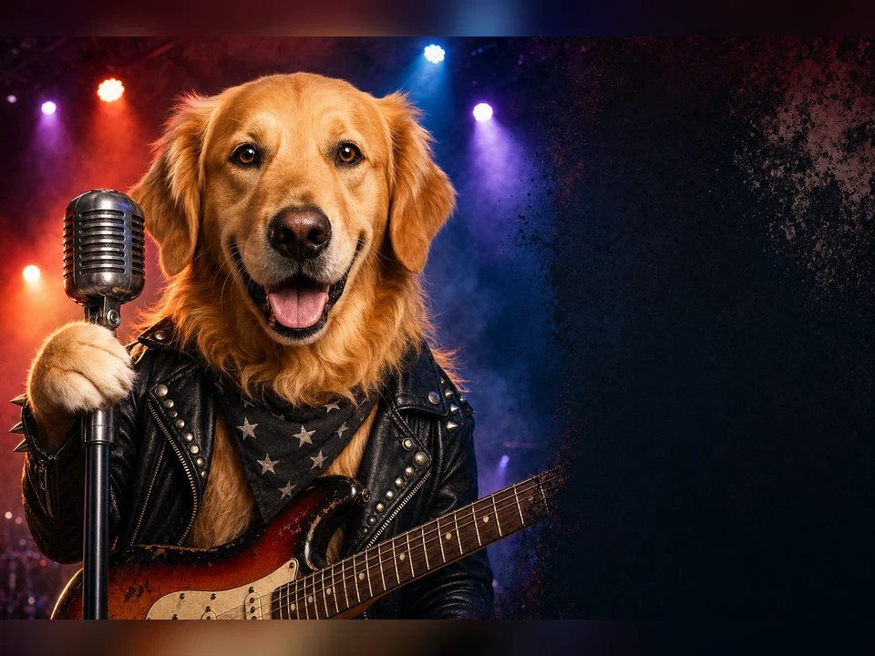 Rock Star Album Cover template preview