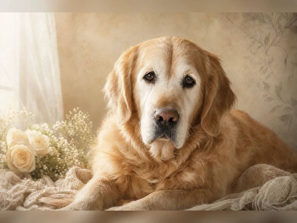 Soft Light Memorial template preview