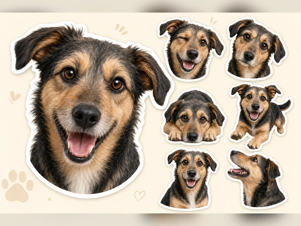 Sticker Pack Style template preview