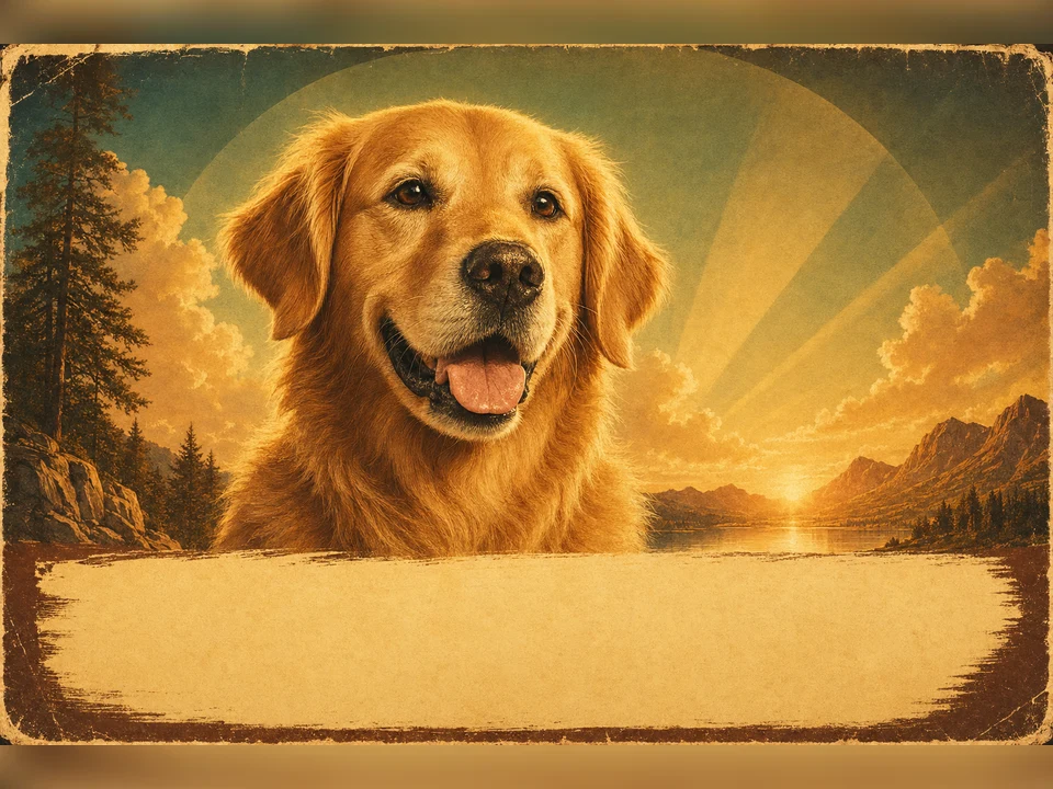 Vintage Film Poster template preview